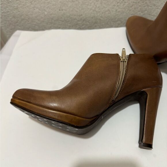Sesto Meucci ankle boots natural tan size 7 M Italy - Picture 8 of 10